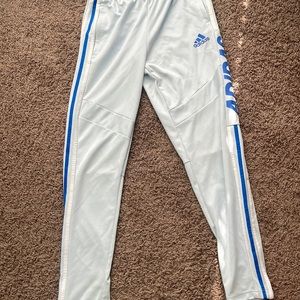 Boys Youth L light blue adidas jogger